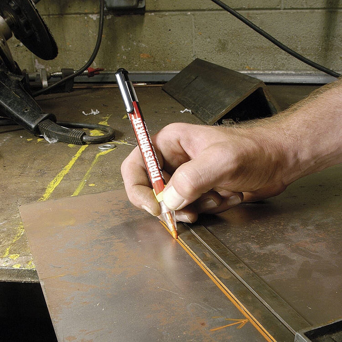 Markal Trades Marker Mechanical Grease Pencil 5 REFILLS Made in USA