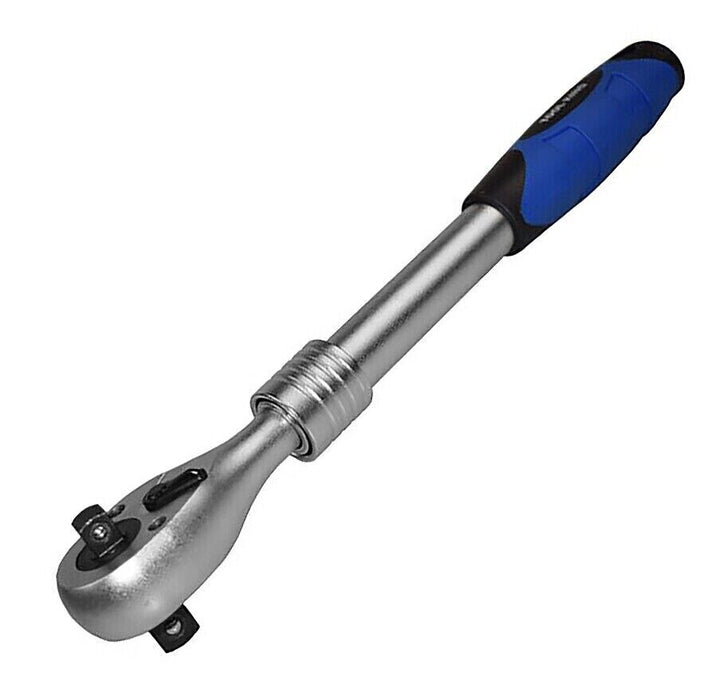 Tool King Ratchet Handle Socket Wrench Extendable 300-440mm Suit 1/2" 3/8" Drive