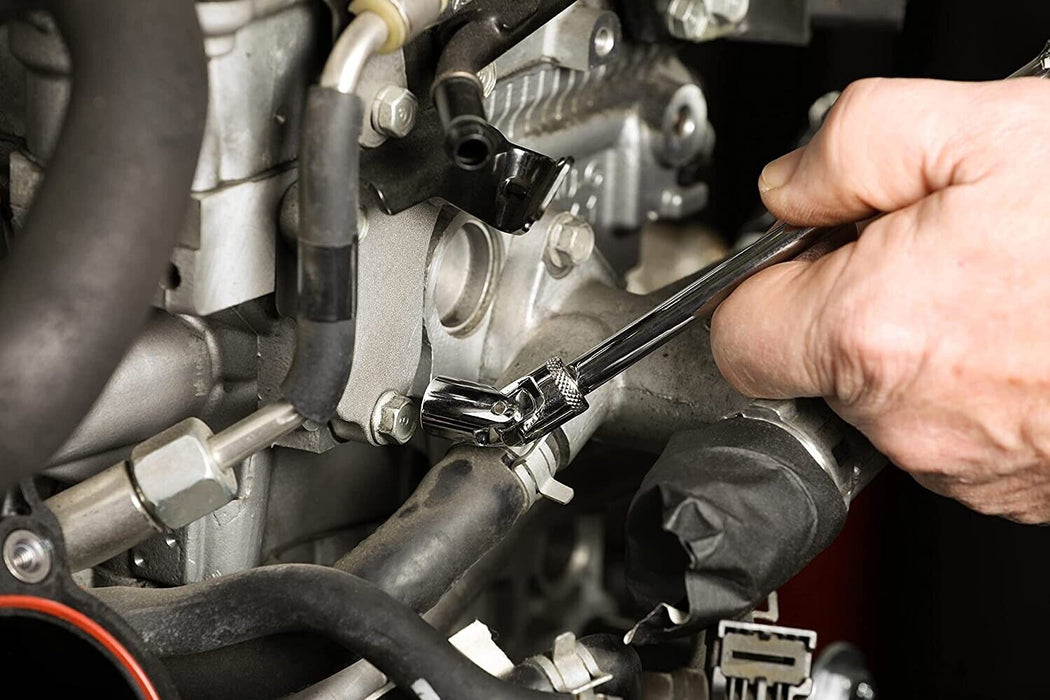 PRO 10pc 3/8" Dr Universal Joint Wrench Metric Socket Set 10-19mm Made in Taiwan