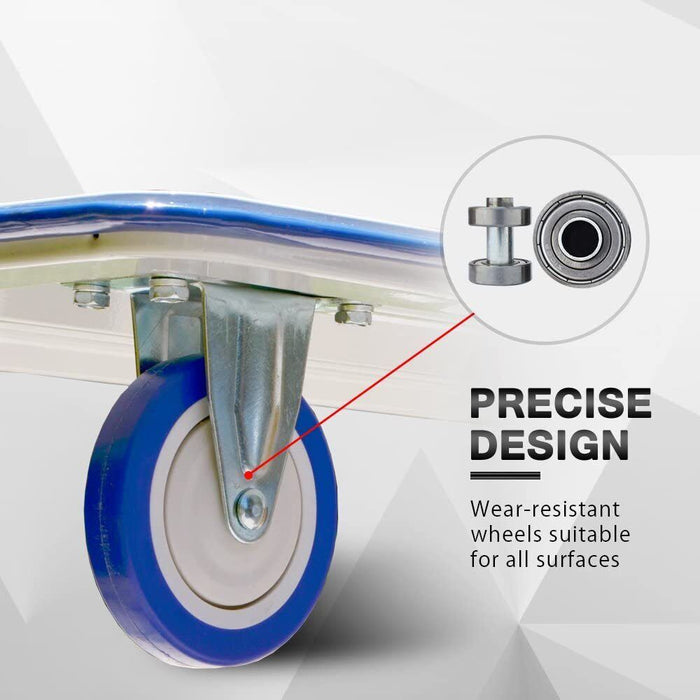 300kg | 150kg Platform Trolley Heavy Duty Foldable Hand Cart Industrial - VIC