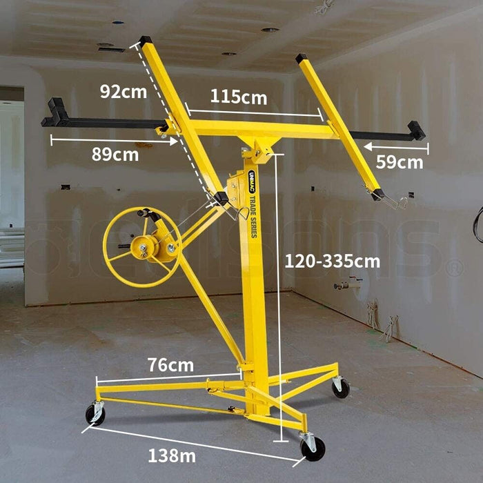 11ft PLASTERBOARD LIFTER PLASTER DRYWALL SHEET PANEL LIFT GYPROCK BOARD HOIST FS