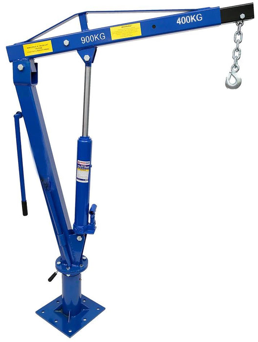 900kg HYDRAULIC SWIVEL CRANE & HAND WINCH UTE TRUCK LIFTING CRANE HOIST GANTRY