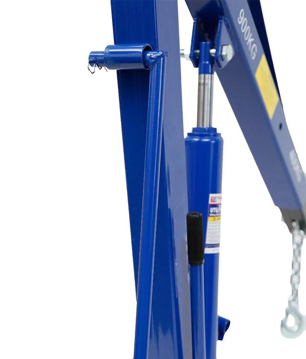 900kg HYDRAULIC SWIVEL CRANE & HAND WINCH UTE TRUCK LIFTING CRANE HOIST GANTRY