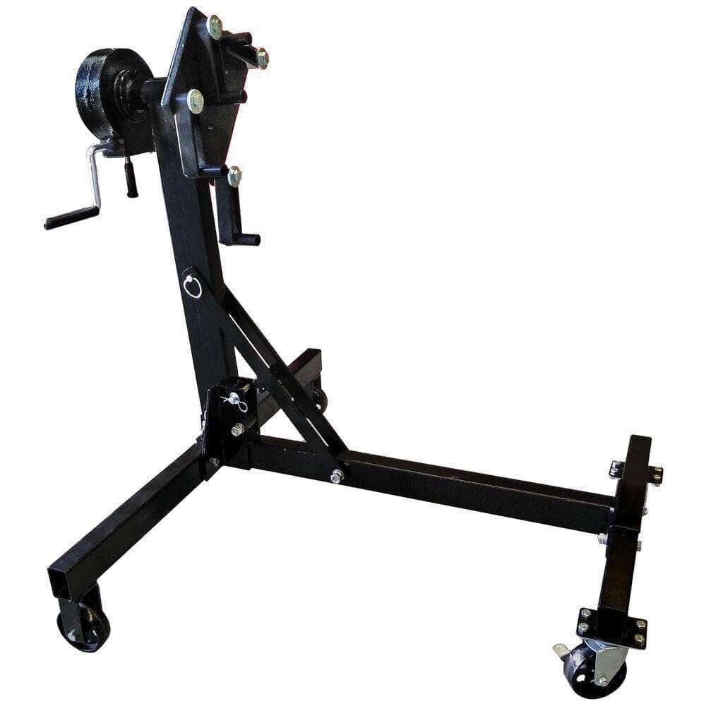 Stand Drive Force pro Engine Stand Geared Handle Drive 450kg Capacity Folding 360º