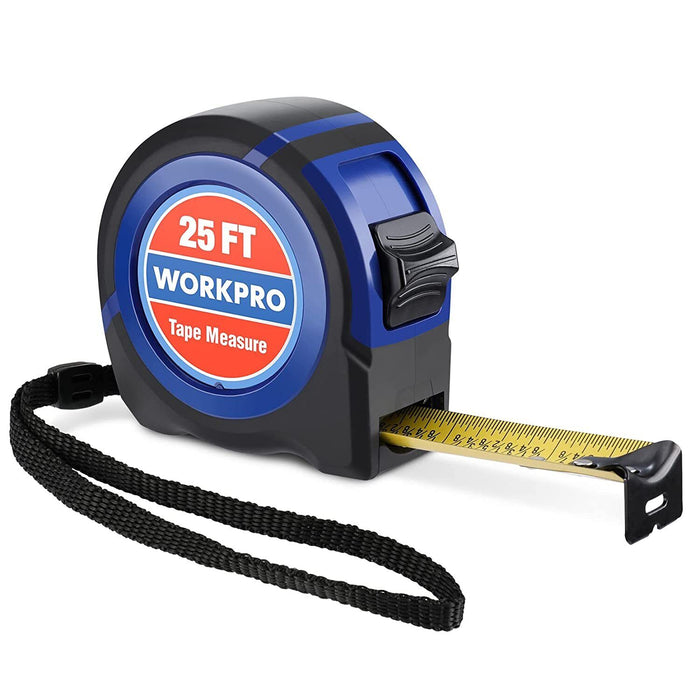 Tape Measure Heavy Duty Industrial w SHOCK RESIST Protective Rubber Casing