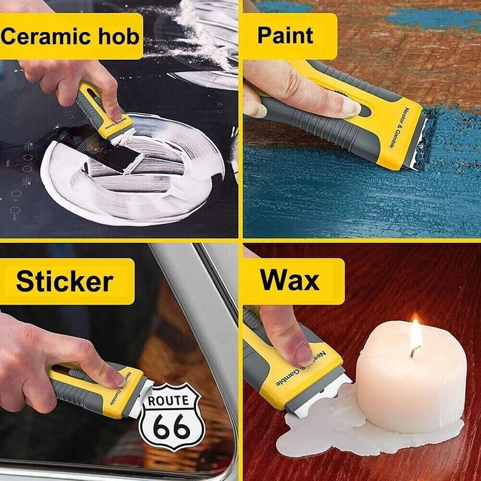 Glass Scraper 22PCS Razor Blade Window Surface Gasket Paint Remover Cleaner Tool
