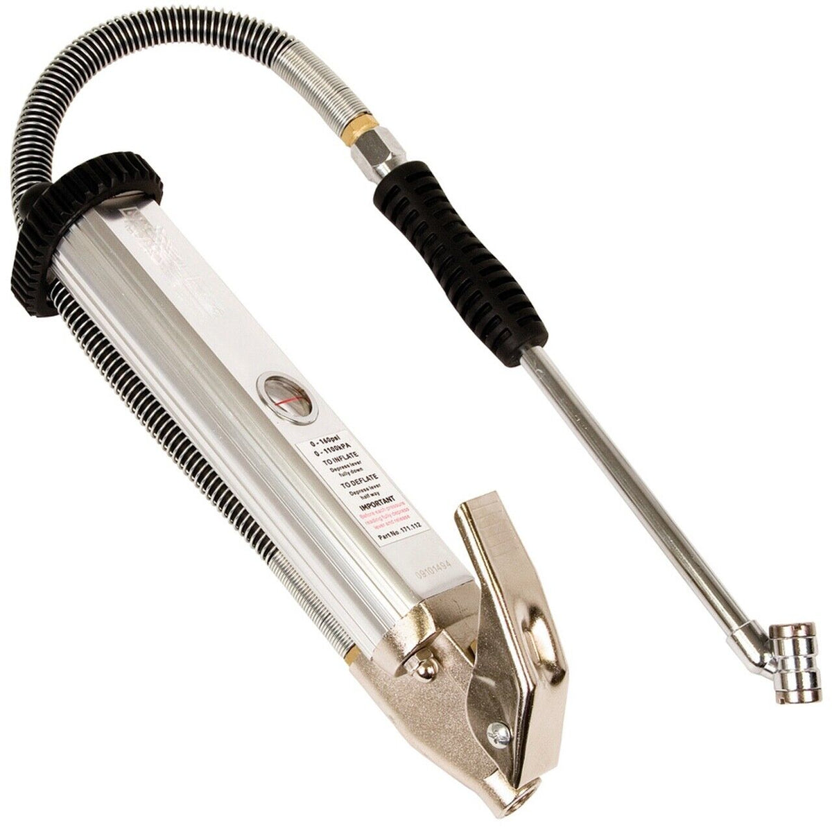 Professional Air Line Tyre/Tire Inflator/Deflator Tool With Gauge ...