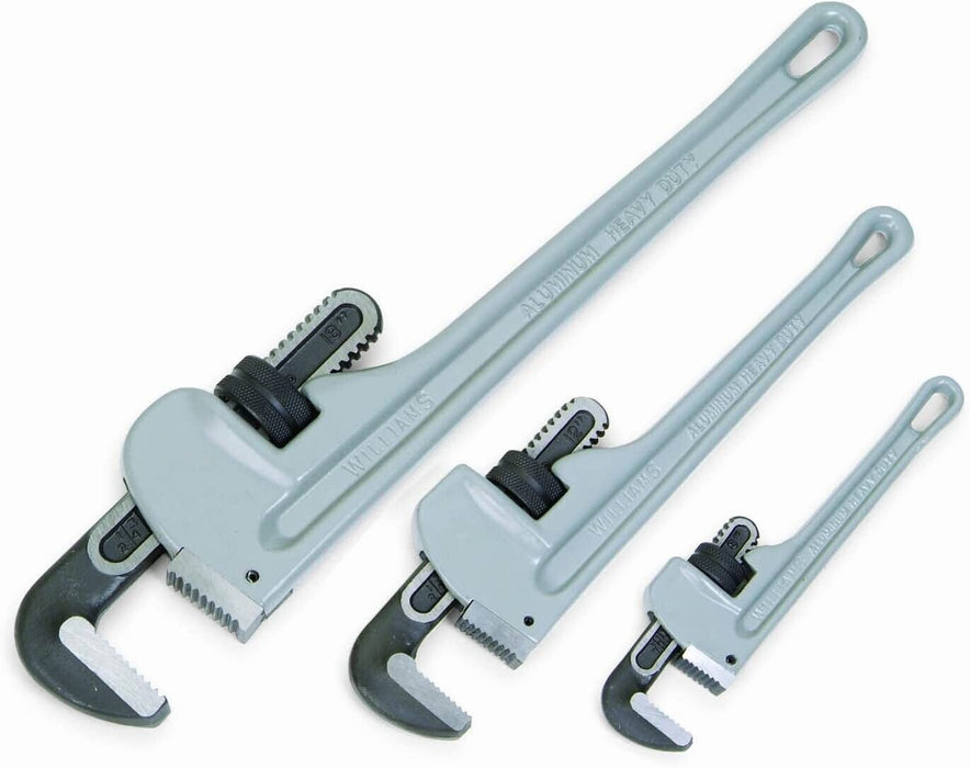 Force pro 14",18",24" Aluminium Heavy Duty Pipe Wrench stillson Monkey Wrench