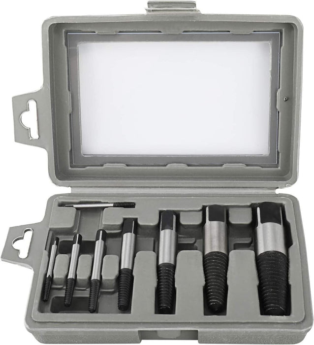 FORCE PRO 8PC Jumbo Bolts Extractor Easy Out Drill Broken Screws Studs Remover