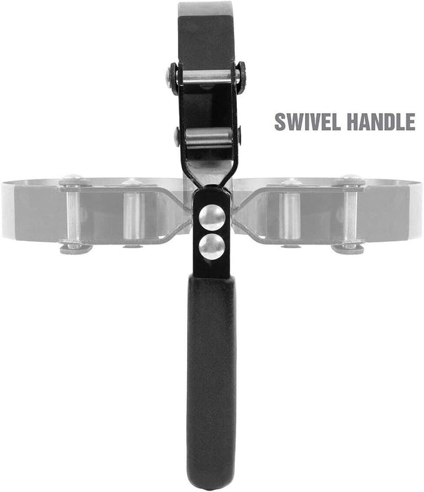 Force pro Swivel Grip Wide Steel Band Oil Filter Wrench：60-73/85-95/95-110mm