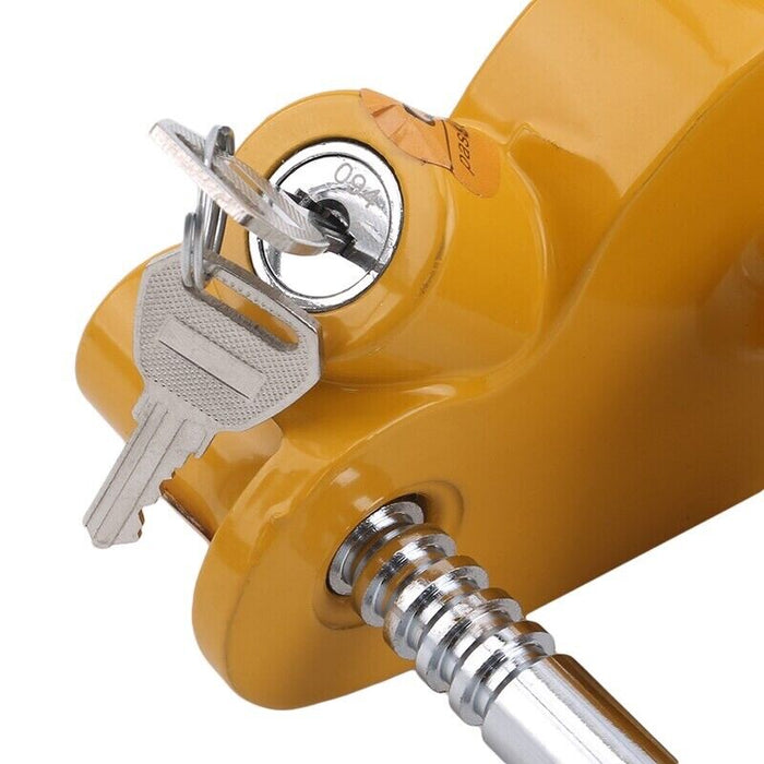 Trailer Coupling Lock Caravan  Anti-theft Universal Hitch Lock Tow Ball 2 Keys