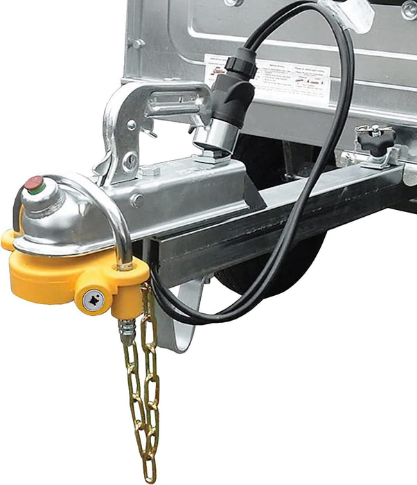 Trailer Coupling Lock Caravan  Anti-theft Universal Hitch Lock Tow Ball 2 Keys