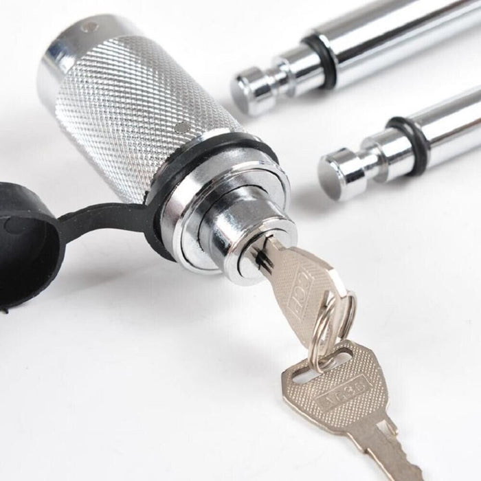 Hitch Pin Lock Receiver Tow Bar Ball Security L type Caravan Trailer 16 x 90mm