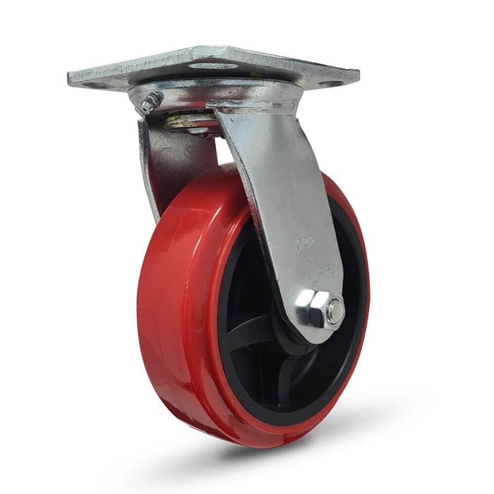 Force pro  150mm 400kg Heavy Duty Poly Cast Iron Swivel Castor Roller Bearing