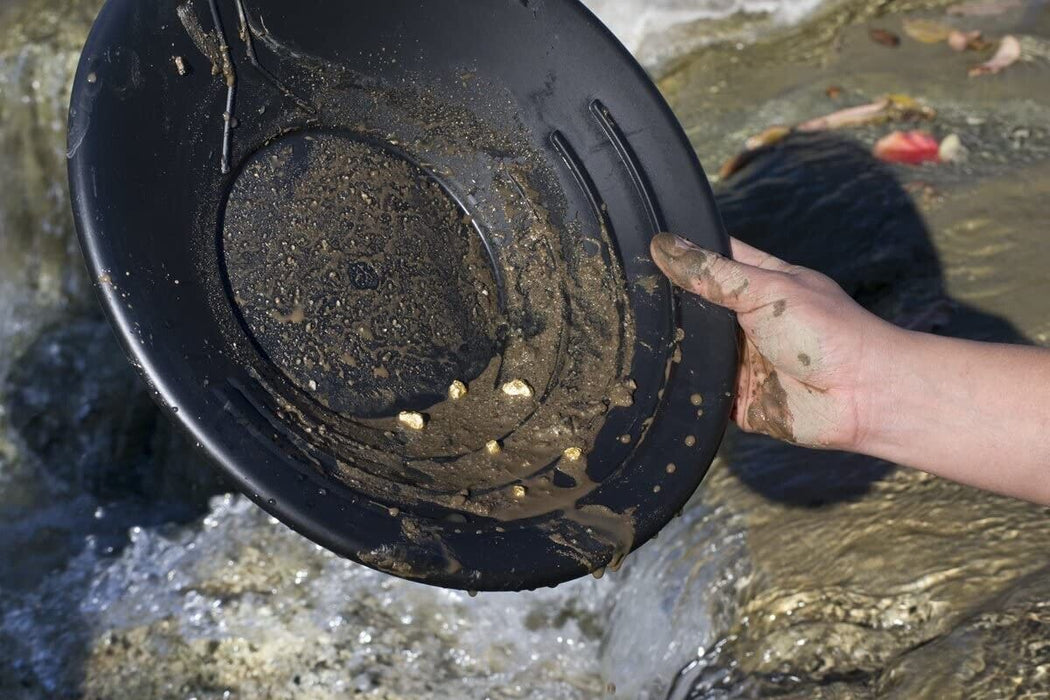 Gold Pan 39 cm Plastic Gem Fossicking Panning Prospecting Detector