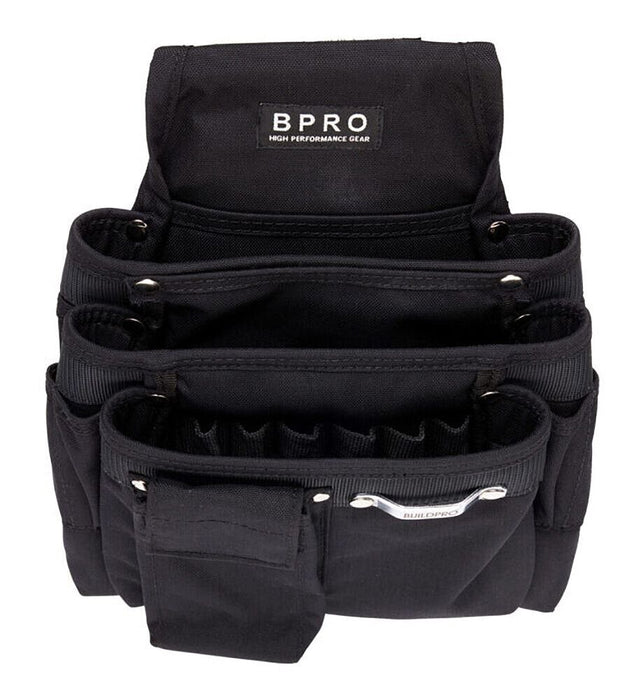 BuildPro LCNP7XL Argyle Tool Pouch 13 Pockets Nylon Water Resistant AU BRAND