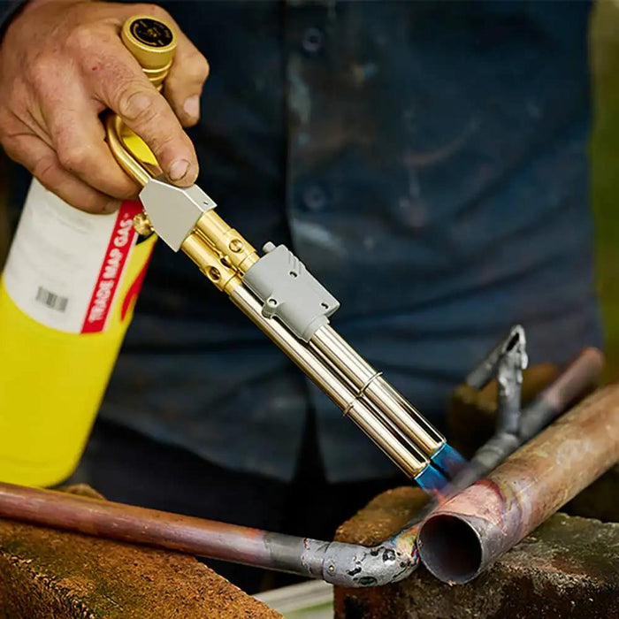 Hot Devil Trade Map Twin Turbo Torch Kit 25% hotter CGA600 thread swivels 360°