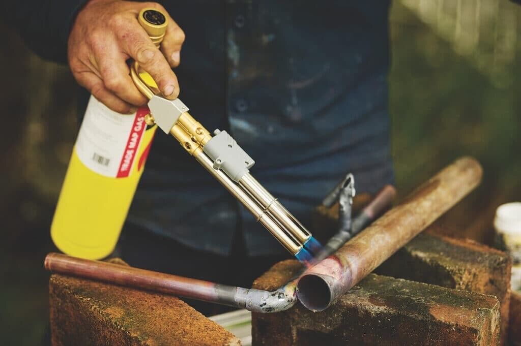 Hot Devil Trade Map Twin Turbo Torch Kit 25% hotter CGA600 thread swivels 360°