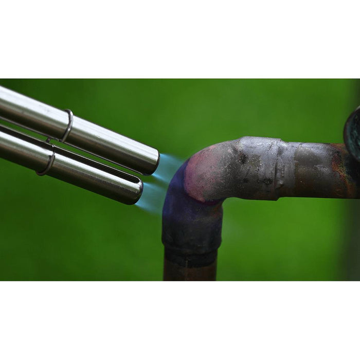 Hot Devil Trade Map Twin Turbo Torch Kit 25% hotter CGA600 thread swivels 360°