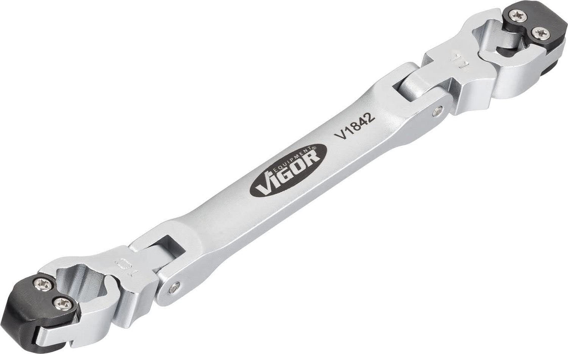 MAXIGEAR Mertic/SAE BRAKE LINE PIPE SPANNER WRENCH SET FLEXIBLE 8-32mm 5/16-3/4