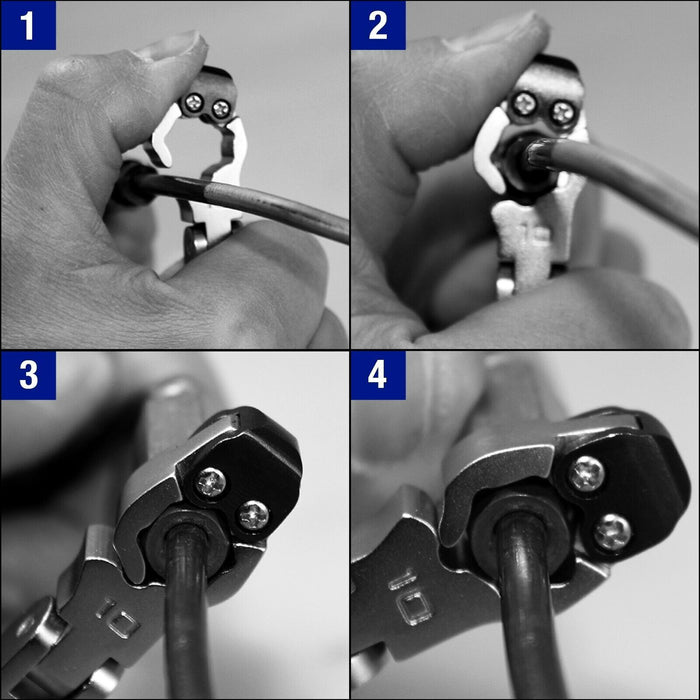 MAXIGEAR Mertic/SAE BRAKE LINE PIPE SPANNER WRENCH SET FLEXIBLE 8-32mm 5/16-3/4