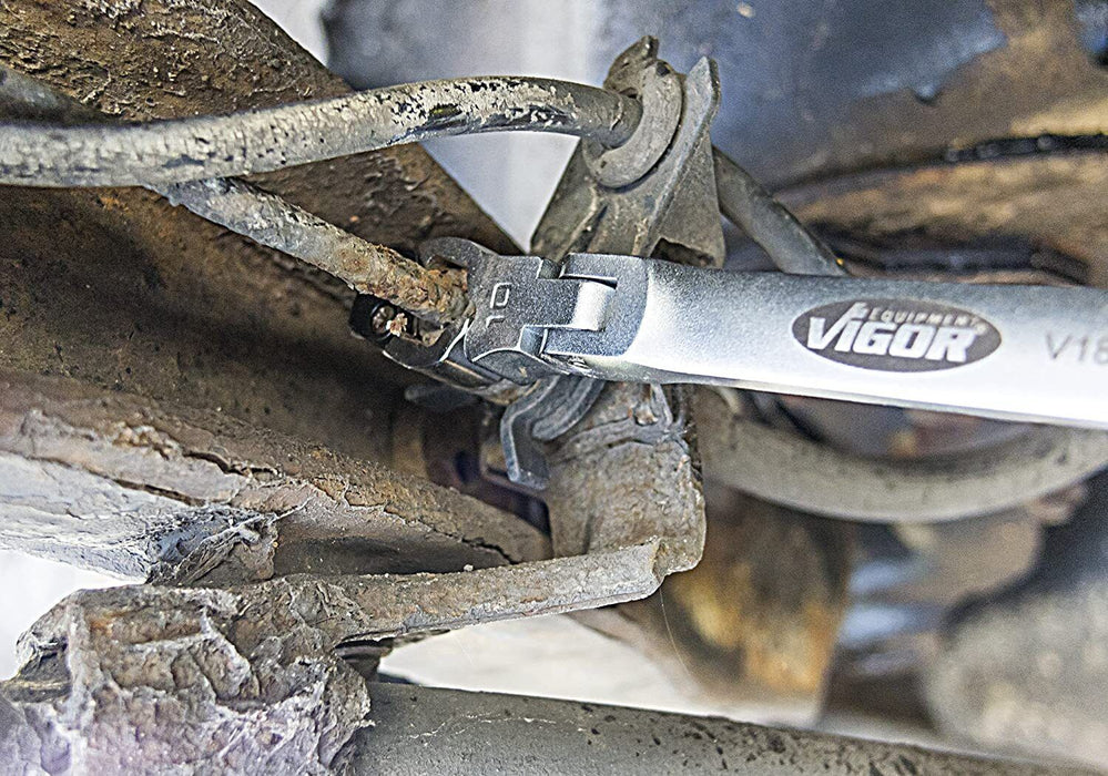 MAXIGEAR Mertic/SAE BRAKE LINE PIPE SPANNER WRENCH SET FLEXIBLE 8-32mm 5/16-3/4