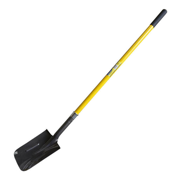 Square Flat Shovel with Fibreglass Handle Extra Long  HD duty Garden lightweight