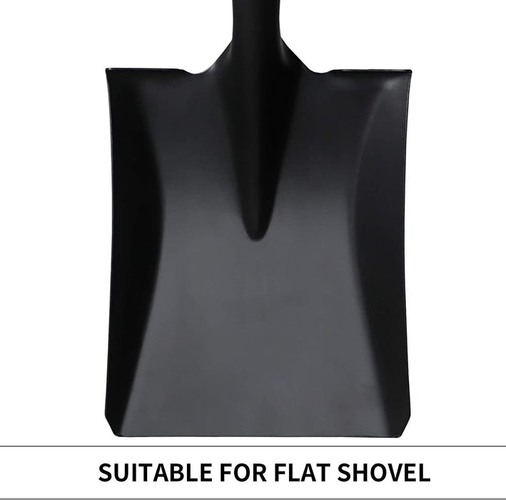 Square Flat Shovel with Fibreglass Handle Extra Long  HD duty Garden lightweight