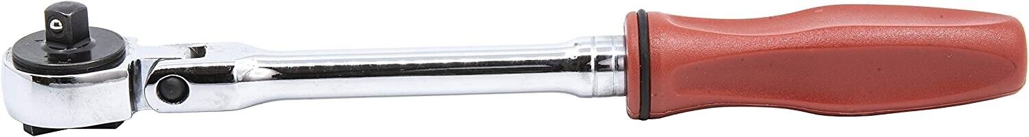 Genius Tools 1/4" dr Long Handle Rotor Head Ratchet w/Ergo Grip Made in Taiwan