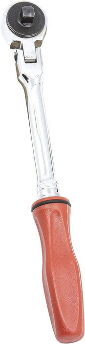 Genius Tools 1/4" dr Long Handle Rotor Head Ratchet w/Ergo Grip Made in Taiwan