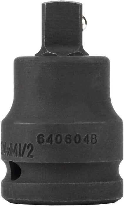 Genius Tools 3/4" Dr. Impact Adapter w/steel ball, 3/4"F × 1/2"M Made in TAIWAN