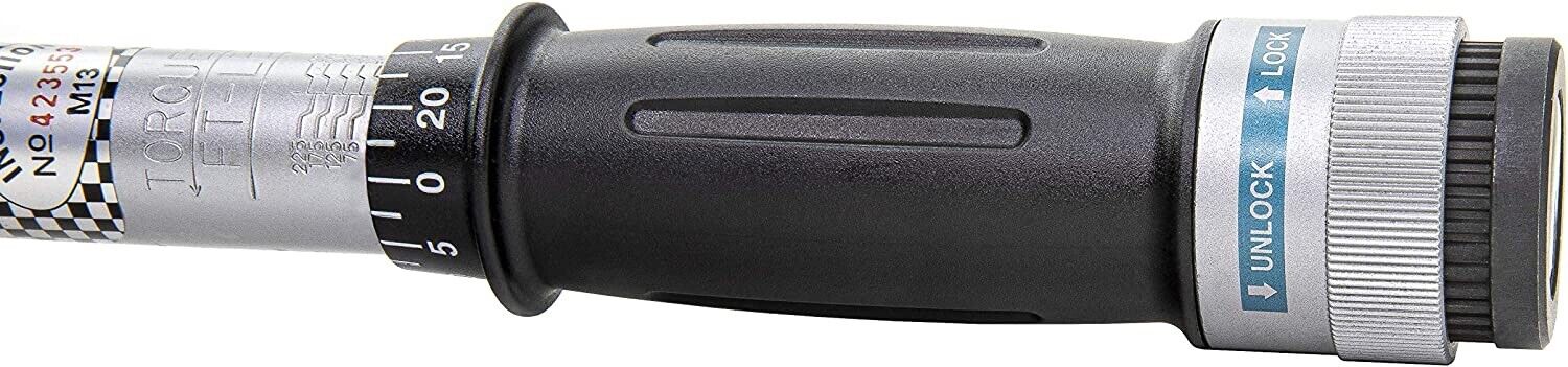 Genius Tools 1/2" Dr. Torque Wrench, 50 ~ 250 ft. lbs.  Made in  Taiwan