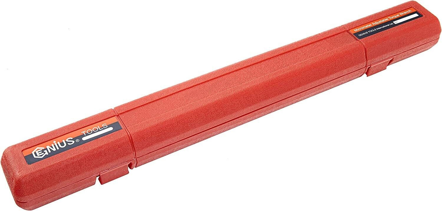 Genius Tools 1/2" Dr. Torque Wrench, 50 ~ 250 ft. lbs.  Made in  Taiwan
