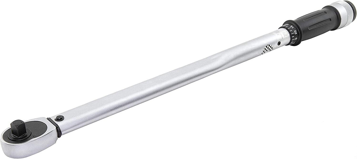 Genius Tools 1/2" Dr. Torque Wrench, 50 ~ 250 ft. lbs.  Made in  Taiwan