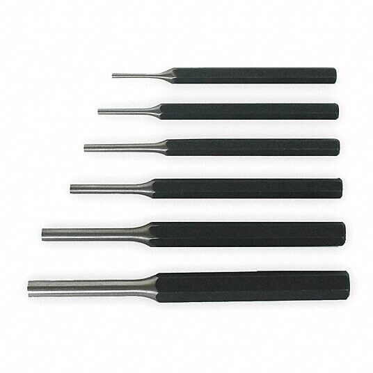 Genius Tools 7PC SAE Pin Punch Set  Made in Taiwan 1/16"-5/16"