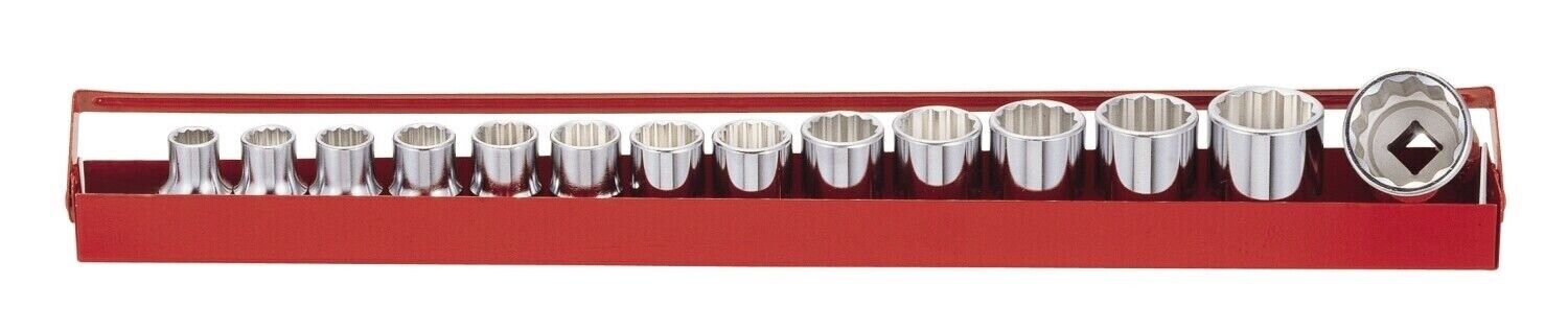 Genius Tools 14PC 1/2″ DR 12PT SAE HAND SOCKET SET Made in Taiwan 3/8″- 1-1/4″