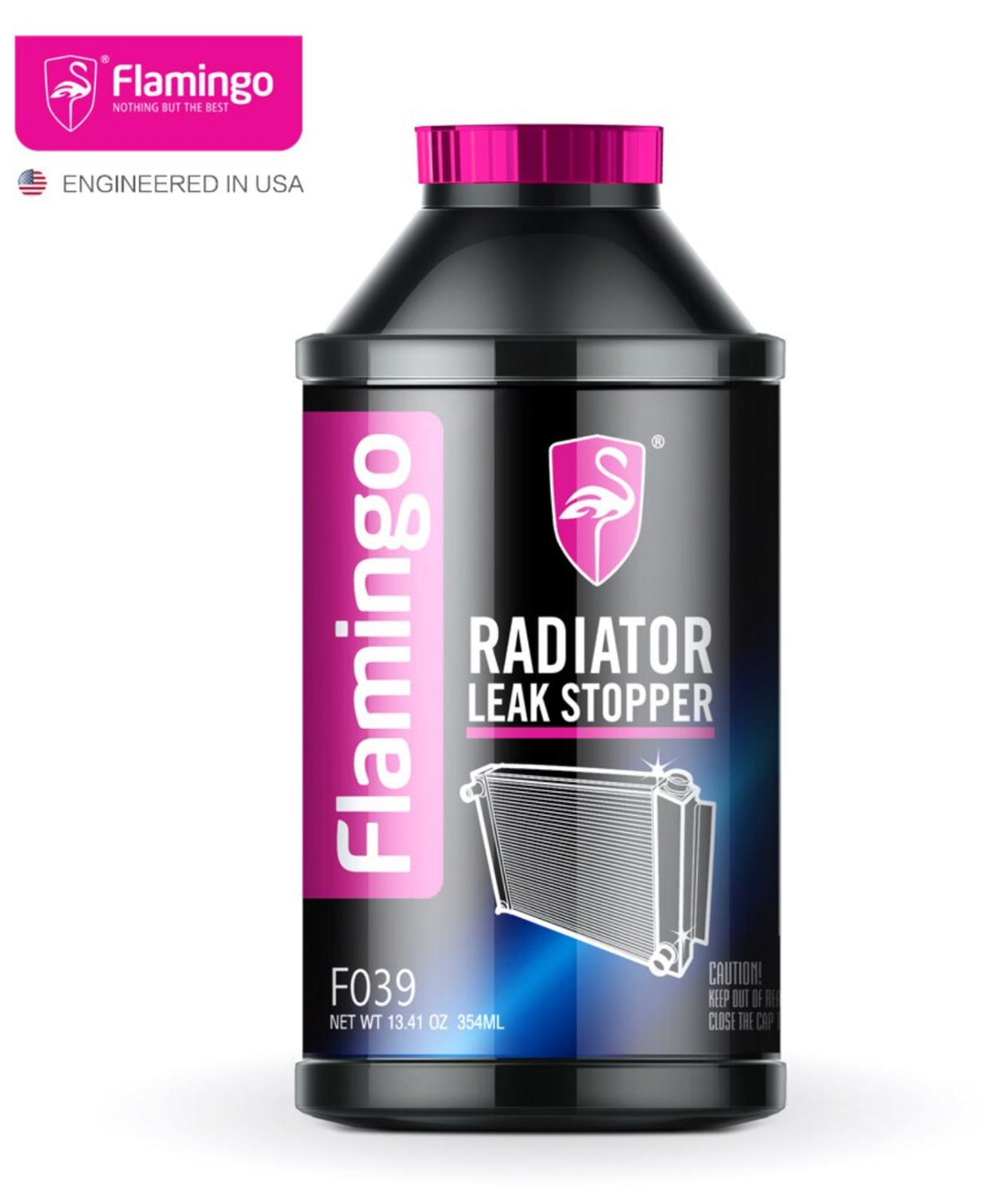 Fisher Radiator FLAMINGO - RADIATOR STOP LEAK 354ml Coolant Flush Cooling System ...