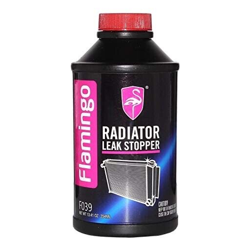 FLAMINGO - RADIATOR STOP LEAK 354ml Coolant Flush Cooling System Cleaner
