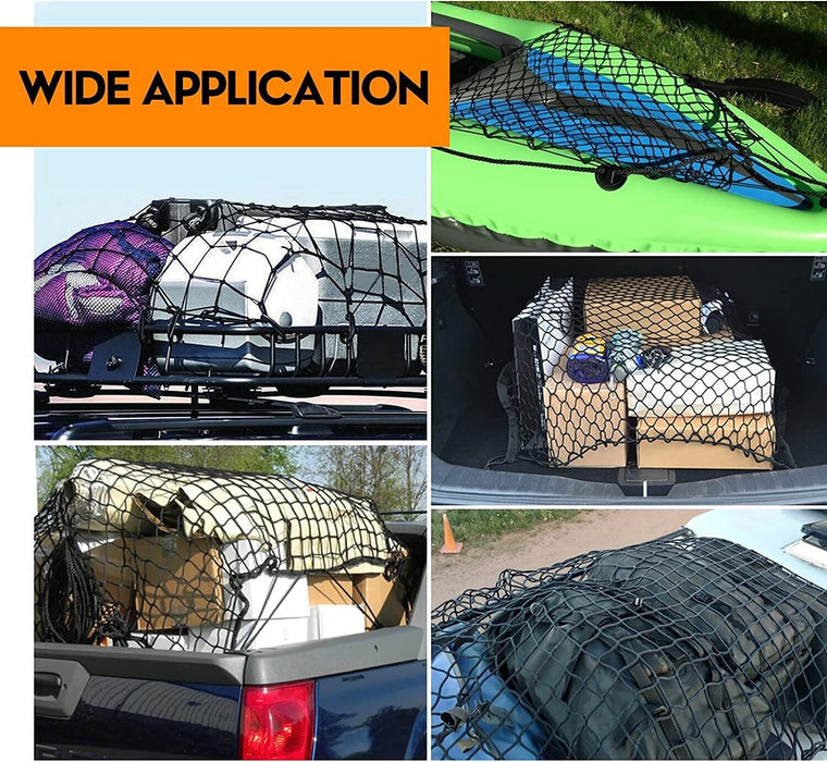 Force pro Heavy Duty Cargo Net 1.5x0.9M 6'x4' for Trailer Ute Truck Utility 4WD