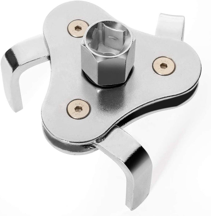 3 Jaw Engine Oil Filter Removal Stainless Steel Wrench Tool For Construction use