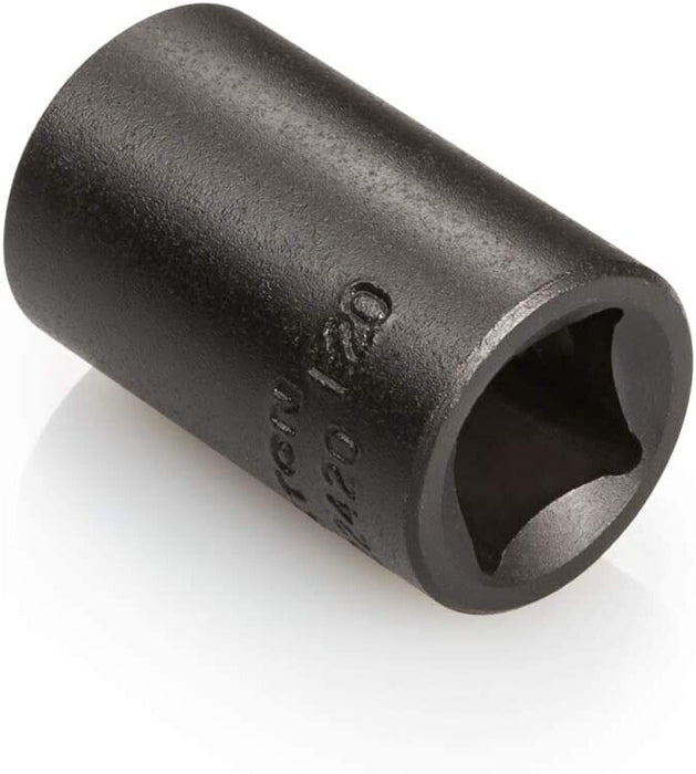 Force 9Pc E-Torx Socket Set Female External Star Type E10-E24 1/2" Dr With Rail