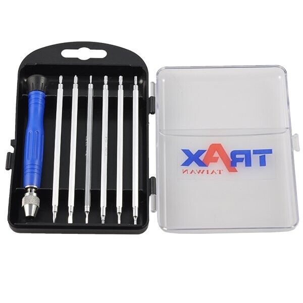 TRAX 12in1 Precision Screwdriver Set Cross Torx Bits Tool Kit Made in Taiwan