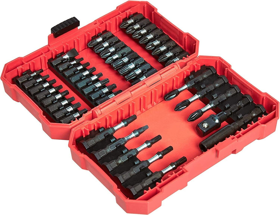 Force pro 42 Piece Screw Driving Set In Hard Case Phillips Slotted Square Torx