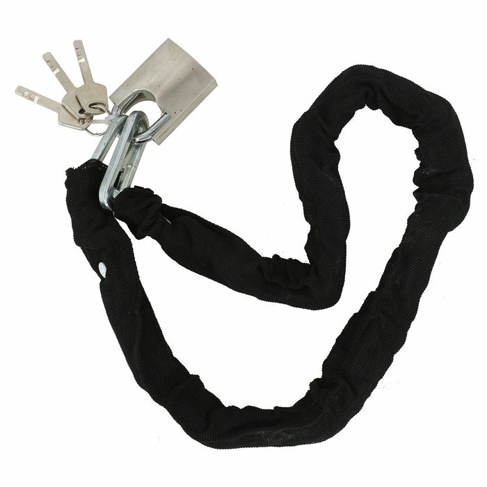 900mm Motorcycle Bike Bicycle Heavy Duty Chain Lock High Security Hardened Steel - FISHER DISCOUNT