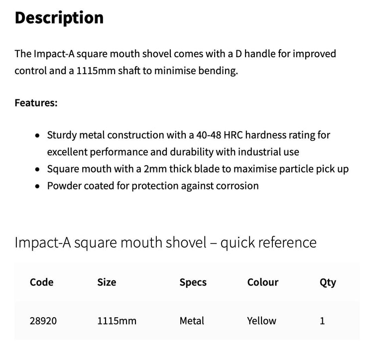 Square Mouth All Metal Shovel D Handle Wasp Builder Best Concrete Tradies Steel