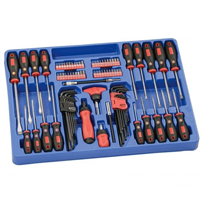 Genius Tools 86pc Slotted/Philip/Star Screwdriver & Bit Set Made in Taiwan