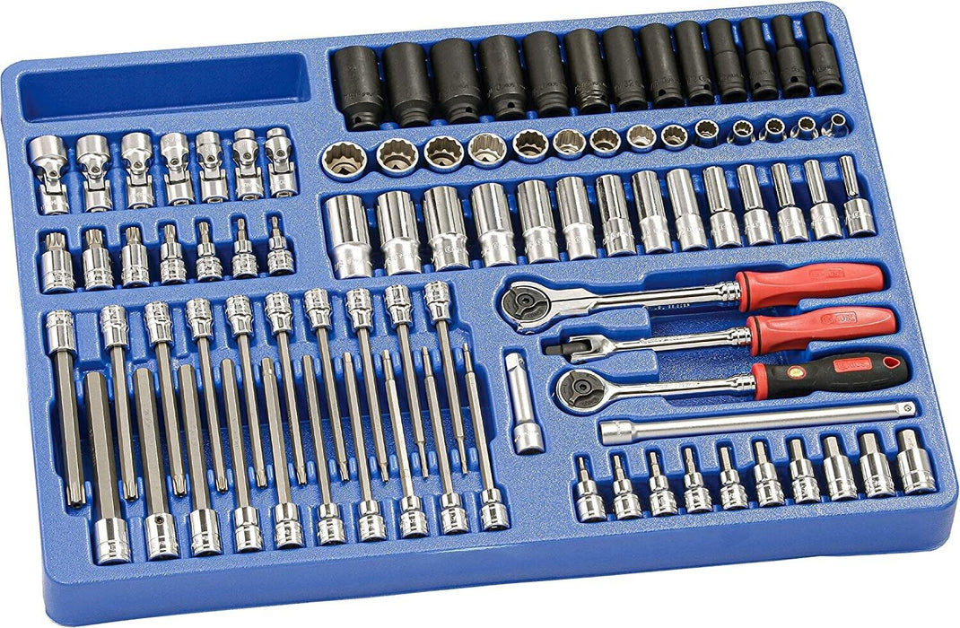 Genius Tools 90PC 3/8" Dr. SAE Impact socket Hex Star Tool Kit Made in Taiwan