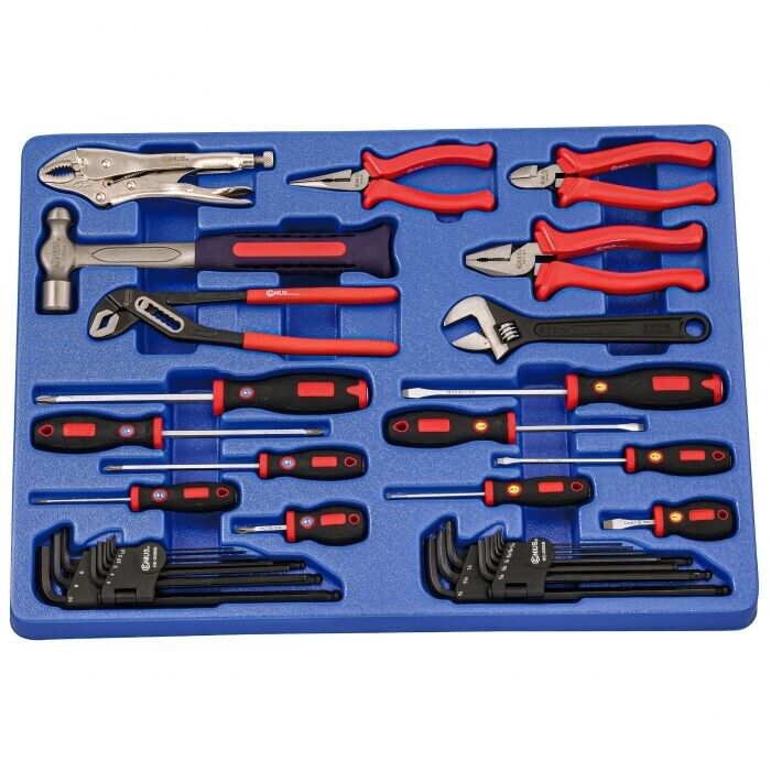 Genius Tools 35PC Locking Pliers & Tang-Thru Screwdriver Set Made in Taiwan