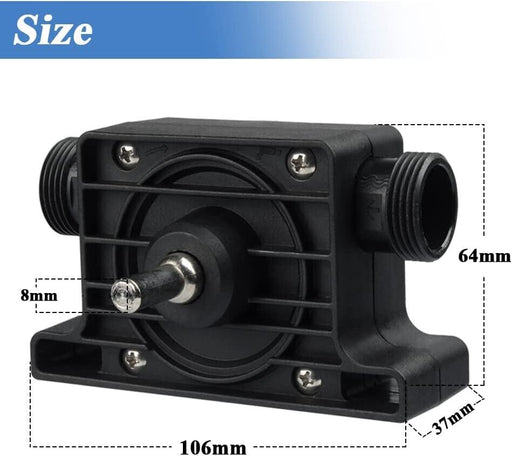 Hand Electric Drill Pump Drive Self Priming Pump Water Oil Fluid Transfer Small - FISHER DISCOUNT