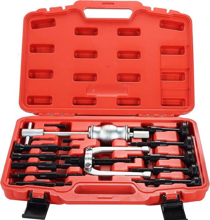 16 Pcs of PK Tool Puller Set - Inner Bearing with Slide Hammer & Adaptors